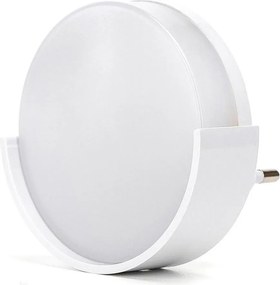 Aigostar - LED Luce notturna con sensore crepuscolare LED/1W/230V 6500K arrotondato
