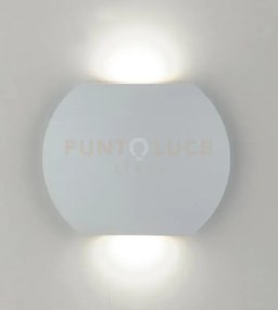 Applique biemissione led miura bianca 6w 520lm cct 3000k / 4000k ip...