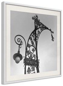 Poster  Charming Lantern  Cornice Quadri Cornice nera, Larghezza x Altezza Home decor 30x30