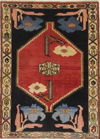 Gashghai Tappeto persiano 160 x 110 Rosso (Iran) Annodato A Mano