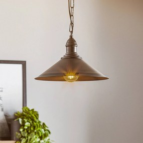 Lampada a sospensione Elmo Argon, dimmerabile, Nero, Soggiorno / Sala da pranzo, Metallo, Campagna / Rustiche, Lampada a sospensione