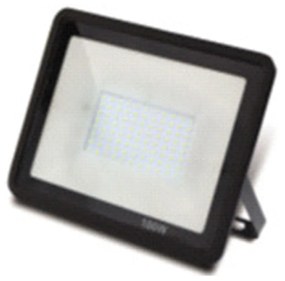 Faro Esterno Contemporaneo Xander Pc Nero Led Integrato 100W 6500K Ip65