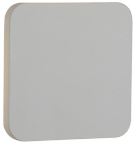 Applique Moderna Malta Pietra - Cemento - Gesso Bianco Led 9W 3000K