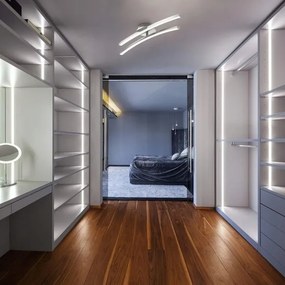 Plafoniera LED 2x LED/6W/230V cromato lucido