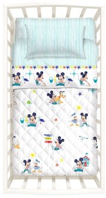 Copriletto con Paracolpi Primaverile Baby Mickey Disney baby