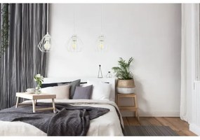 Lampadario a sospensione con filo CEED 3xE27/60W/230V bianco