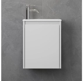 Mobile da bagno con lavabo COMO 40 cm bianco opaco