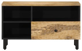 Mobile porta tv 80x33x46 cm in legno massello di mango