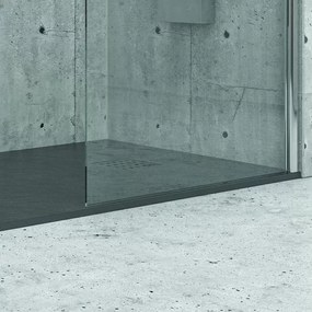 Piatto doccia 180x70 in pietra ardesia nero - KAMALU