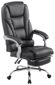 Sedia Ufficio Pacific Con Poggia Piedi / Schwarz