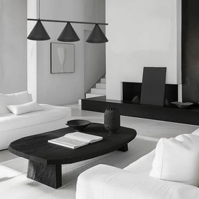 Lampada a sospensione su cavo CAPITAL 3xGX53/15W/230V, nera