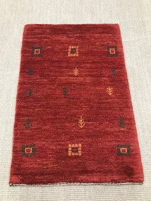 Gashguli Tappeto 60x90 Rosso (Iran) Annodato A Mano