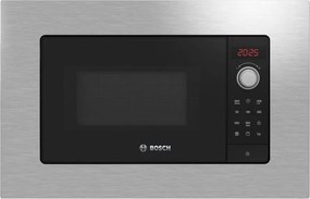 Bosch - Serie 2 BEL623MS3 forno a microonde Da incasso Microonde con grill 20 l 800 w Acciaio inossidabile