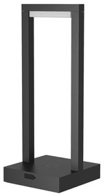 Lampada da Tavolo Ricaricabile 2.2W IP54 CCT Serie VELA - Nera
