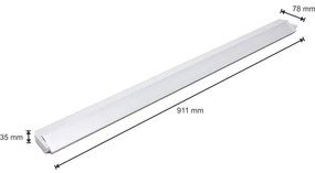Lampada LED sottopensile LED/15W/230V bianco