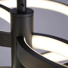 Lampada a sospensione LED su cavo RIBBON LED/37W/230V 4000K nero