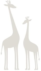 Fotomurale Giraffe, grigio