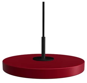 UMAGE - Asteria Micro Lampada a Sospensione Ruby Red/Black Top UMAGE