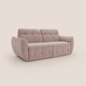 Cerbero divano 2 e 3 posti in morbido bouclé impermeabile T07 rosa