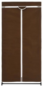 Armadio 2 pz marrone 75x50x160 cm