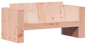 Set salotto da giardino 2 pz in legno massello di douglas