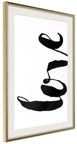 Poster  Love Sideways  Cornice Quadri Cornice d'oro con passe-partout, Larghezza x Altezza Home decor 20x30