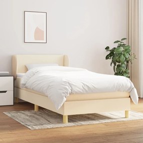 Giroletto A Molle Con Materasso Crema 80x200 Cm İntessuto /