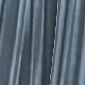 Letto boxspring blu con contenitore 160x200 cm Ava – Maison de Rêve