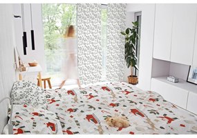 Tenda bianca/verde in raso di cotone 110x250 cm Santa Likes Mistletoe – Butter Kings
