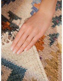 Passatoia in lana reversibile/tessuta a mano 60x190 cm Kamal Oasis – Nouristan