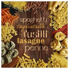 Dipinto su vetro 30x30 cm Pasta – Styler