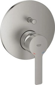 Rubinetto per incasso doccia getto laminare cristallino Lineare P cromo satinato GROHE con deviatore