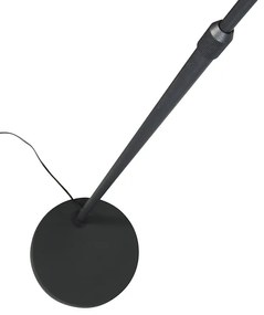 Smart moderna lampada ad arco nera incl. Wifi A60 - Arc Basic