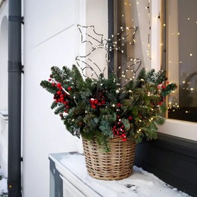 Brilagi - Decorazione natalizia LED da esterno LED/3xAA IP44 55x32 cm campanelle