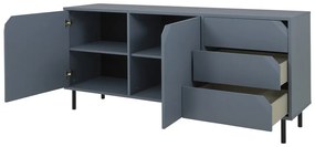 Cassettiera bassa blu scuro 177x77 cm Corner - Tenzo