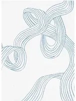Rebel Walls Carta da parati panoramica Stripes - Light Blue