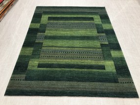 Loribaft Tappeto 330 x 250 Verde (Iran) Annodato A Mano