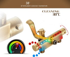 Sistema doccia termostatico ATS1155 esterno a parete in più finiture