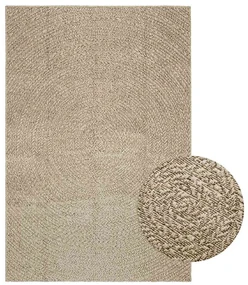 Tappeto Zızur Beige 140x200 Cm Aspetto Iuta Interni Ed Esterni /