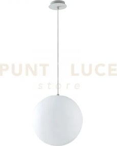 Sospensione da giardino geco sfera  bianca 1 luce attacco e27 ip44 ...