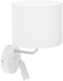 Lampada LED flessibile RICHI 1xE27/15W/230V + LED/3W/230V bianco