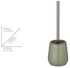 Set di accessori da bagno verde in ceramica Sermione - Wenko