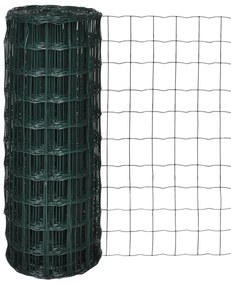 Recinzione Europea İn Acciaio 25 X 1,0 M Verde /