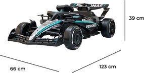 Macchina Elettrica per Bambini Licenza Mercedes F1 12V con Telecomando Nero...