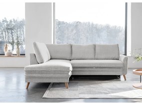 Divano letto angolare beige (angolo sinistro) Charming Charlie - Miuform