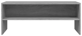 Mobile porta tv grigio sonoma 100x40x40 cm in legno multistrato