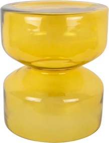 Tavolino rotondo in vetro ø 35 cm Doble – Leitmotiv