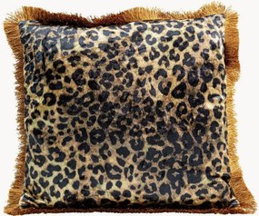 Cuscino in velluto Leo Fringe