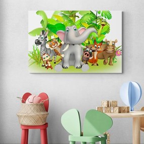Stampa su tela – Animali della giungla