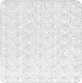 Tappeto bagno antiscivolo bianco 54x54 cm Maya